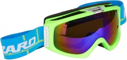 lyžařské brýle BLIZZARD Ski Gog. 933 MDAVZSP, neon green matt, honey2, blue mirror, polarized, AKCE
