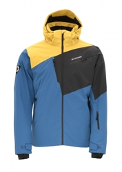 lyžařská bunda BLIZZARD Ski Jacket Leogang, petroleum/mustard yellow