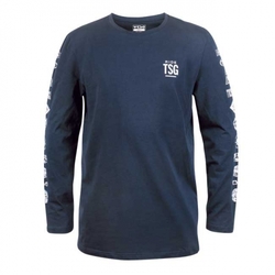 Tričko TSG Logo sleeve dlouhý rukáv Midnight blue, XL