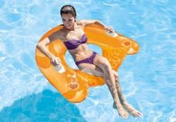 58859 Nafukovací křeslo na vodu Sit´n Float 147 x 99 cm, oranžová