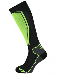 ponožky BLIZZARD Compress 85 ski socks, black/yellow