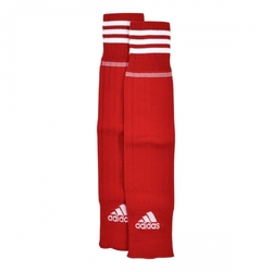 Fotbalové štulpny ADIDAS® bez ponožek, červené, vel. 43-45