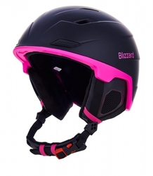helma BLIZZARD W2W Double ski helmet, black matt/magenta