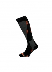 lyžařské ponožky TECNICA TECNICA Wool ski socks, black/orange