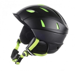 helma BLIZZARD Power ski helmet, black matt/lime, AKCE