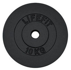 Kotouč LIFEFIT® 10kg, kovový, pro 30mm tyč