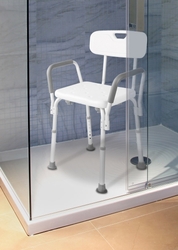 Koupelnová židle výškově stavitelná Z120, bílá